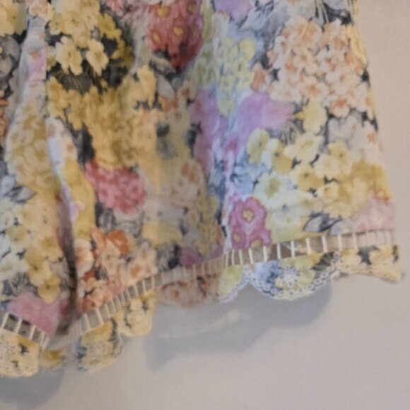 Zimmermann Valour Hydrangea Flare Shorts Size 1 Small b89E - Picture 11 of 11